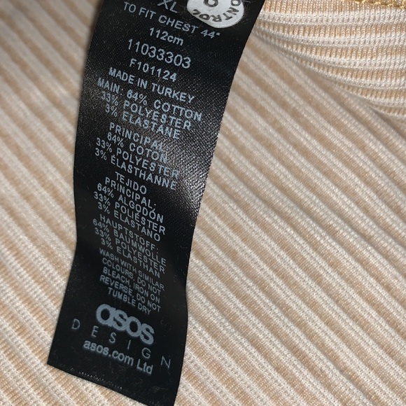 ASOS ribbed short sleeve top - Picture 4 of 4